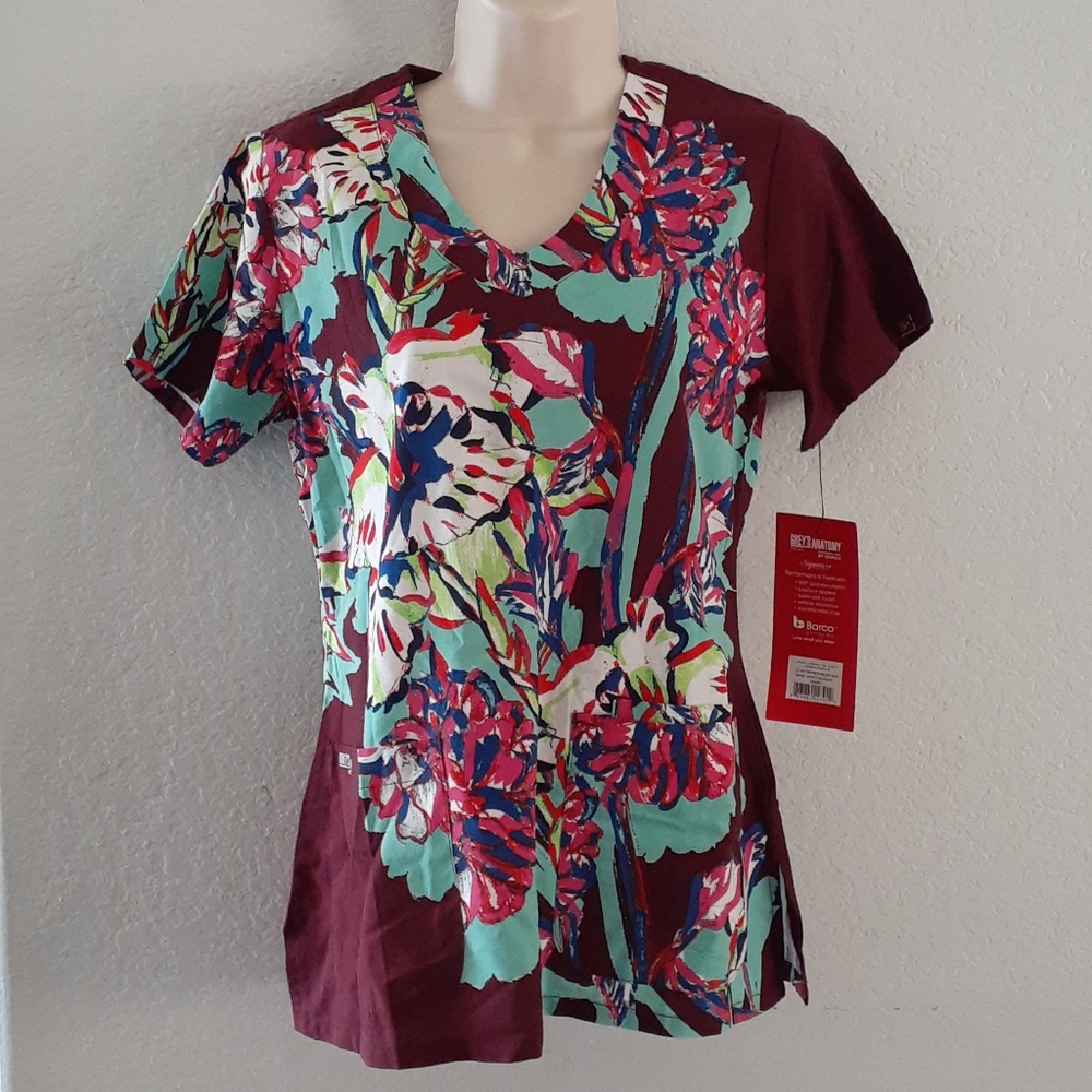 Grey's Anatomy Medical Uniform Scrub Top XS
